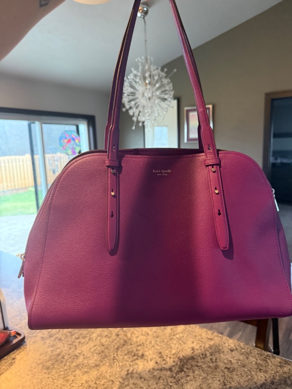 Kate Spade Purple Maise Carryall - Picture 3 of 11